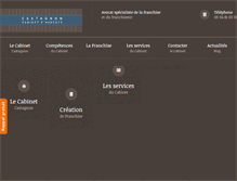 Tablet Screenshot of castagnonavocats.com